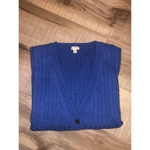 J.Crew blue medium size Cardigan